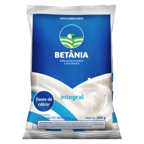 Leite em pó Integral 200g